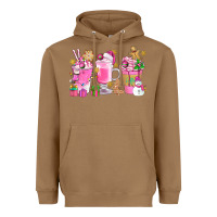 Toasted Coconut Pink Christmas Coffee Cups Bbs Heavyweight Hoodie - BundleAndBundleShop