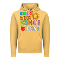 Vintage Mustard hello sun schools done Vintage Hoodie - HRA Design Shop