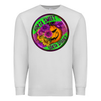 Dove Grey halloween round earrings Premium Sweatshirt - BundleAndBundleShop