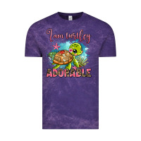 Cloud Purple i am turtley adorable Vintage Tee - AdoDesignShop
