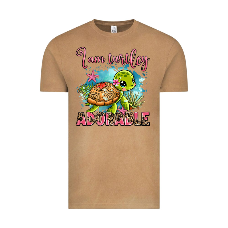 I Am Turtley Adorable Vintage Tee by AdoDesignShop | Teevron