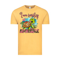 Vintage Mustard i am turtley adorable Vintage Tee - AdoDesignShop