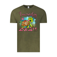 Vintage Olive i am turtley adorable Vintage Tee - AdoDesignShop