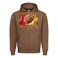Chestnut team color red and gold football Zipper Hoodie - MaliasSmallBusiness