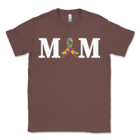 Chestnut LIL Autism Mom Classic Tee - CowhideDigitalArt
