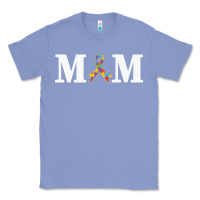 Colony Blue LIL Autism Mom Classic Tee - CowhideDigitalArt