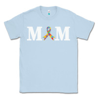 Dusty Blue LIL Autism Mom Classic Tee - CowhideDigitalArt