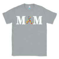 Heather Grey LIL Autism Mom Classic Tee - CowhideDigitalArt