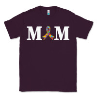 Plum LIL Autism Mom Classic Tee - CowhideDigitalArt