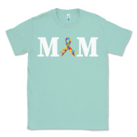Seafoam LIL Autism Mom Classic Tee - CowhideDigitalArt
