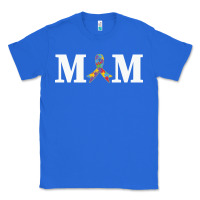 True Royal LIL Autism Mom Classic Tee - CowhideDigitalArt