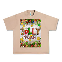 Burro Christmas Jolly Nurse Urban Heavy Tee - Artiststas