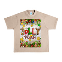 French Oak Christmas Jolly Nurse Urban Heavy Tee - Artiststas