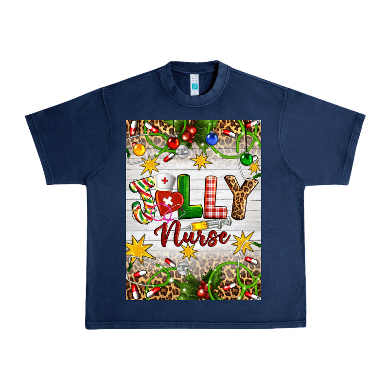 Christmas Jolly Nurse Urban Heavy Tee by Artiststas | Teevron