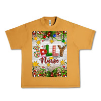 Peanut Butter Christmas Jolly Nurse Urban Heavy Tee - Artiststas
