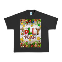 Pigment Black Christmas Jolly Nurse Urban Heavy Tee - Artiststas