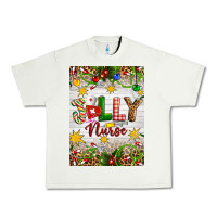 Pistachio Christmas Jolly Nurse Urban Heavy Tee - Artiststas
