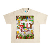 Sandshell Christmas Jolly Nurse Urban Heavy Tee - Artiststas