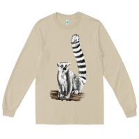 Mushroom Ringtail Cat Long Sleeve Tee - LillyAllenDesigns