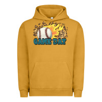 Pigment Peanut Butter game day baseball leopard flames fireball Urban Hoodie - HowdyJamesFarm