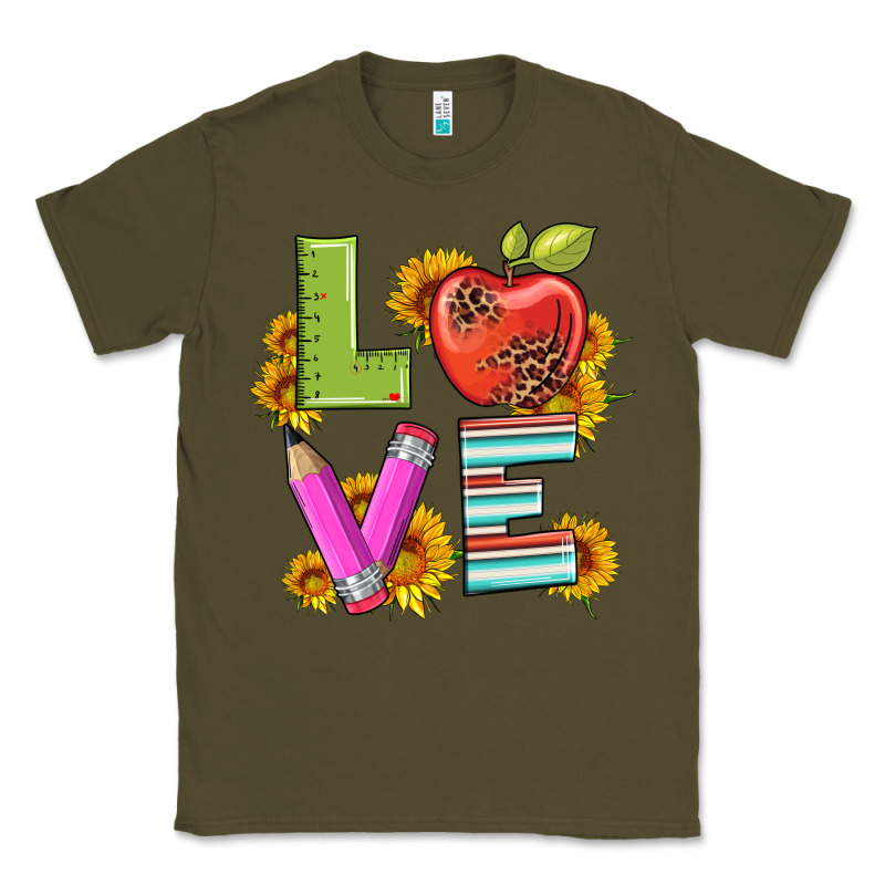 Love With Pen And  Serape Leopard Classic Tee by Artiststas | Teevron