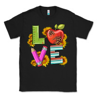 Black love with pen and  serape leopard Classic Tee - Artiststas