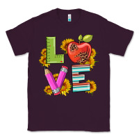 Plum love with pen and  serape leopard Classic Tee - Artiststas