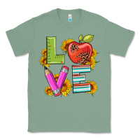 Sage love with pen and  serape leopard Classic Tee - Artiststas