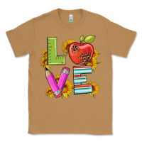 Toasted Coconut love with pen and  serape leopard Classic Tee - Artiststas