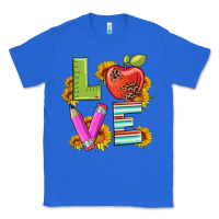 True Royal love with pen and  serape leopard Classic Tee - Artiststas