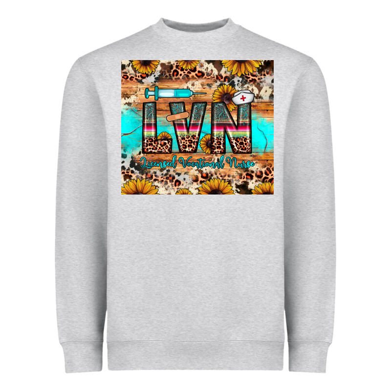 Lvn Licensed Vocational Nurse Heavyweight Sweatshirt by JahusDesignShop | Teevron