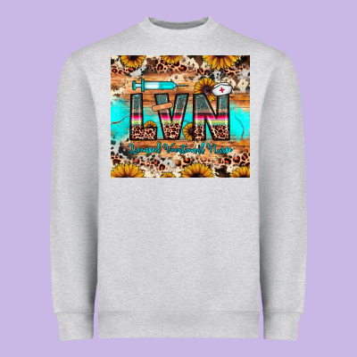 Lvn Licensed Vocational Nurse Heavyweight Sweatshirt Designed By Jahusdesignshop