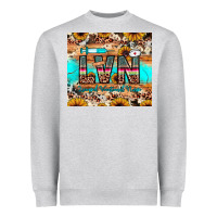 Heather Grey lvn licensed vocational nurse Heavyweight Sweatshirt - JahusDesignShop