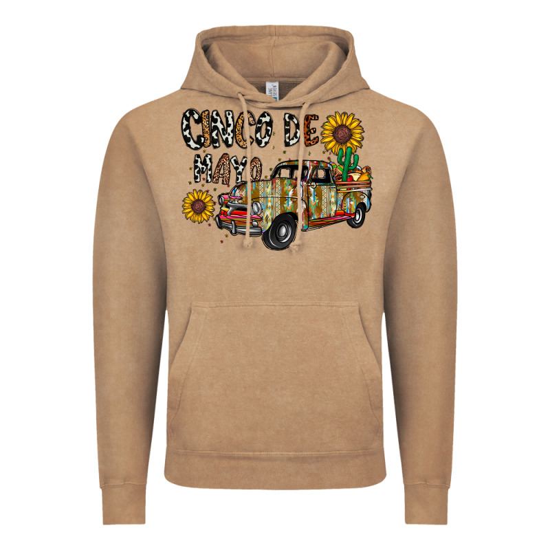 Cinco De Mayo Truck Vintage Hoodie by CowhideDigitalArt | Teevron