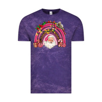 Cloud Purple pink christmas rainbow Vintage Tee - AdoDesignShop