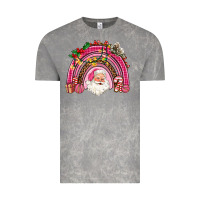 Cloud Rock pink christmas rainbow Vintage Tee - AdoDesignShop