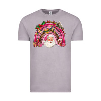 Vintage Zinc pink christmas rainbow Vintage Tee - AdoDesignShop