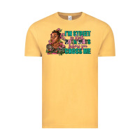 Vintage Mustard i am street so look both ways before you cross me Vintage Tee - AdoDesignShop