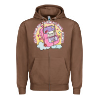 Chestnut its a good day to run my small business Zipper Hoodie - MaliasSmallBusiness
