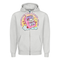 Dove Grey its a good day to run my small business Zipper Hoodie - MaliasSmallBusiness