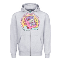 Heather Grey its a good day to run my small business Zipper Hoodie - MaliasSmallBusiness