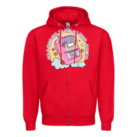 Red its a good day to run my small business Zipper Hoodie - MaliasSmallBusiness