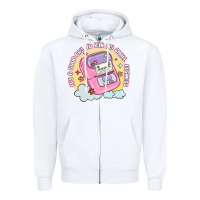White its a good day to run my small business Zipper Hoodie - MaliasSmallBusiness