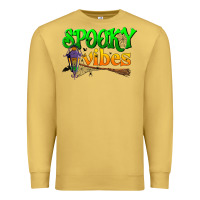 Antique Gold spooky vibes Premium Sweatshirt - BundleAndBundleShop