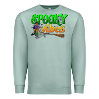 Seafoam spooky vibes Premium Sweatshirt - BundleAndBundleShop
