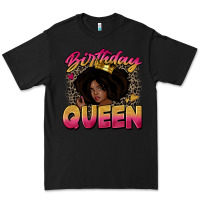 Black birthday queen Premium Tee - Zillion Design Studio