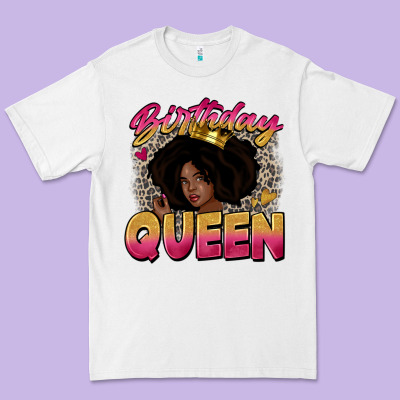 Birthday Queen Premium Tee Designed By Zillion Design Studio
