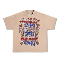 Burro bold stripes bright stars brave hearts Urban Heavy Tee - JahusDesignShop