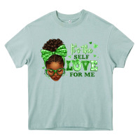 Arona sorority colors green its the self love for me afr Heavy Core Tee - texasbilliewilder