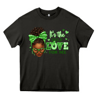 Asphalt sorority colors green its the self love for me afr Heavy Core Tee - texasbilliewilder